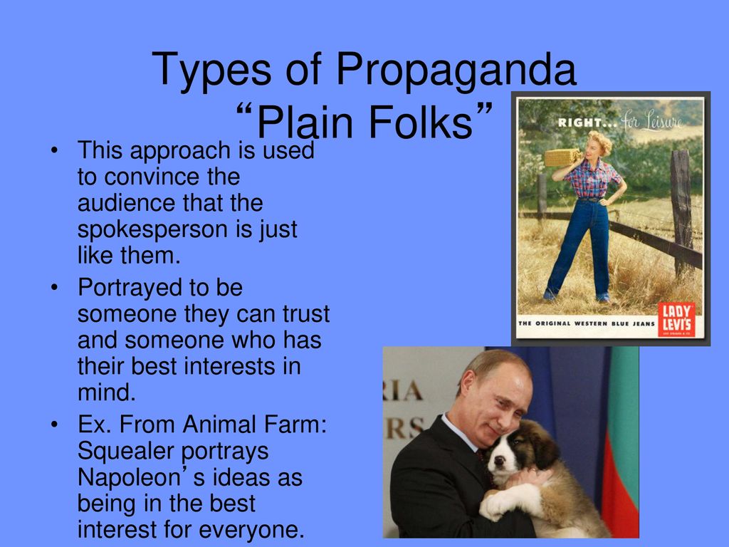 Propaganda In Animal Farm And The Media Ppt Download