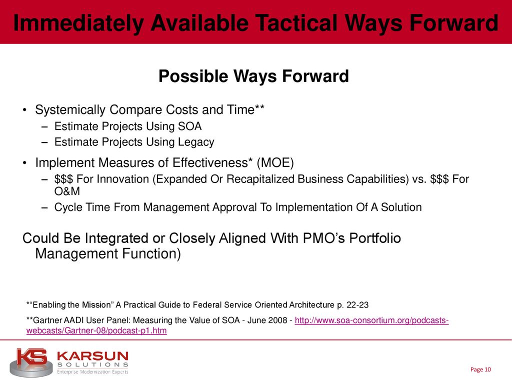 Perspectives on SOA ROI ppt download