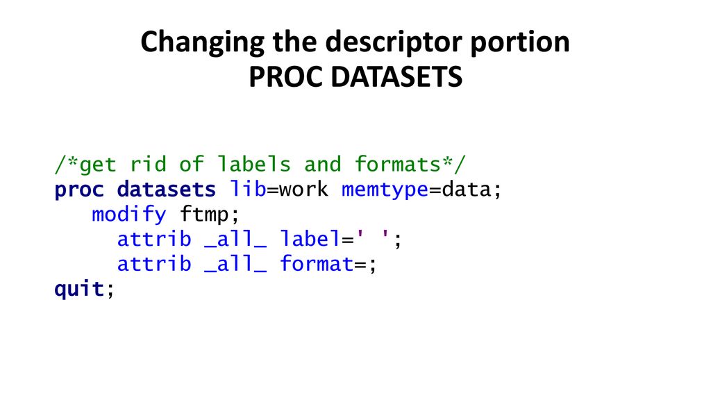 Creating the example data ppt download