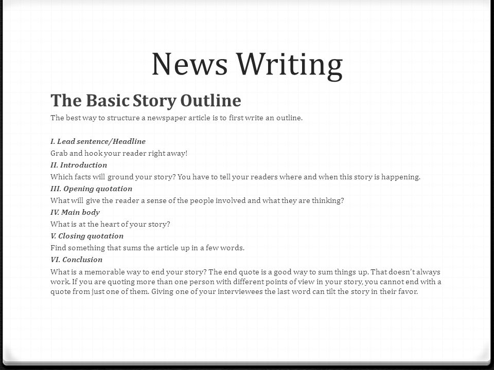 Closing story. Writing newspaper. How to write News Report. News writing. Write a newspaper Report of the story..