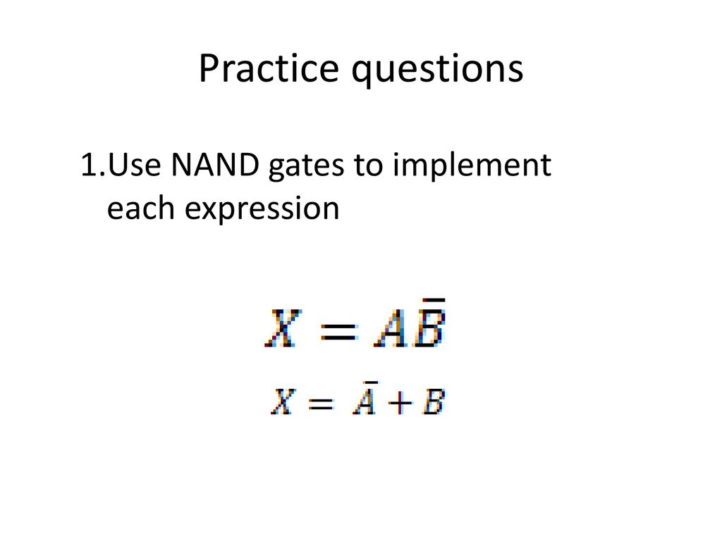 how to use nand x