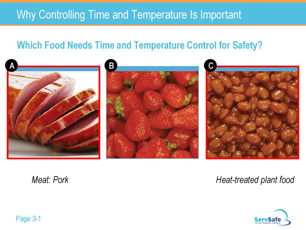 What Food Items Need Time and Temperature Control for Safety