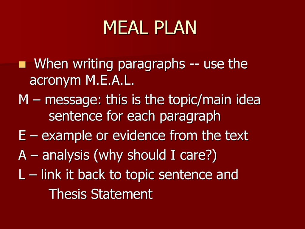 Thesis Statements. - ppt download