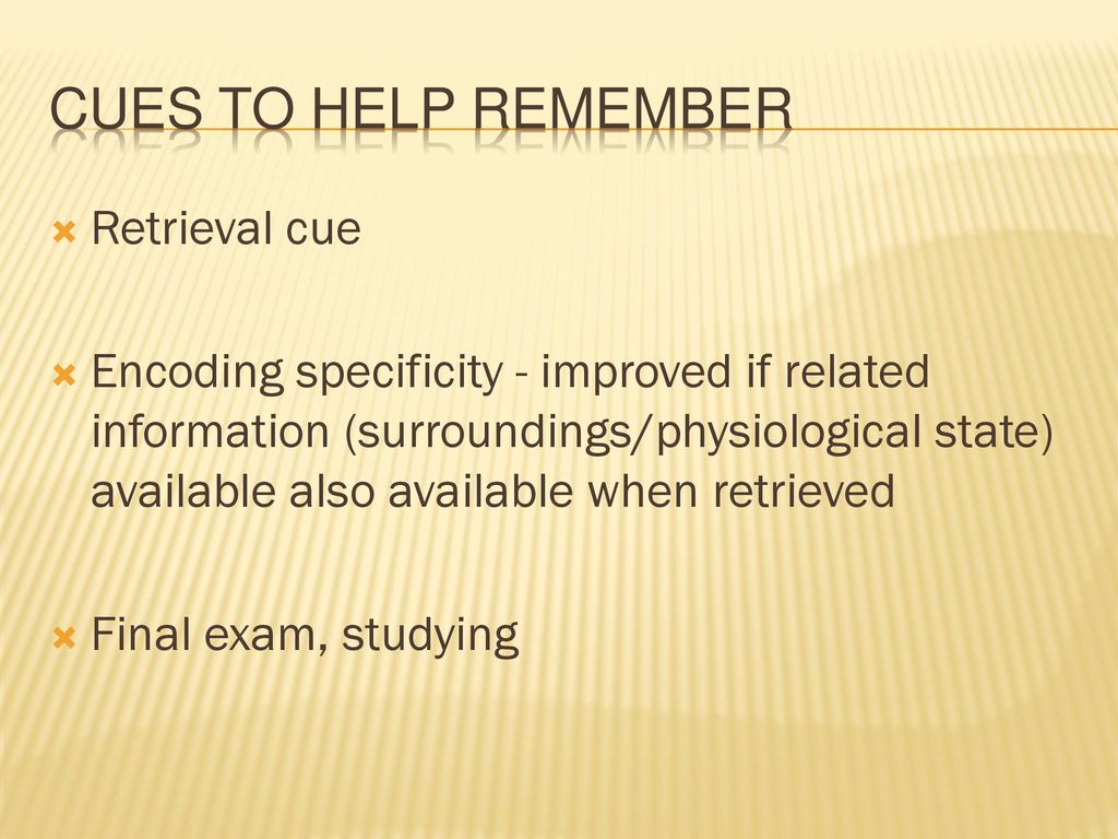 Memory ppt download