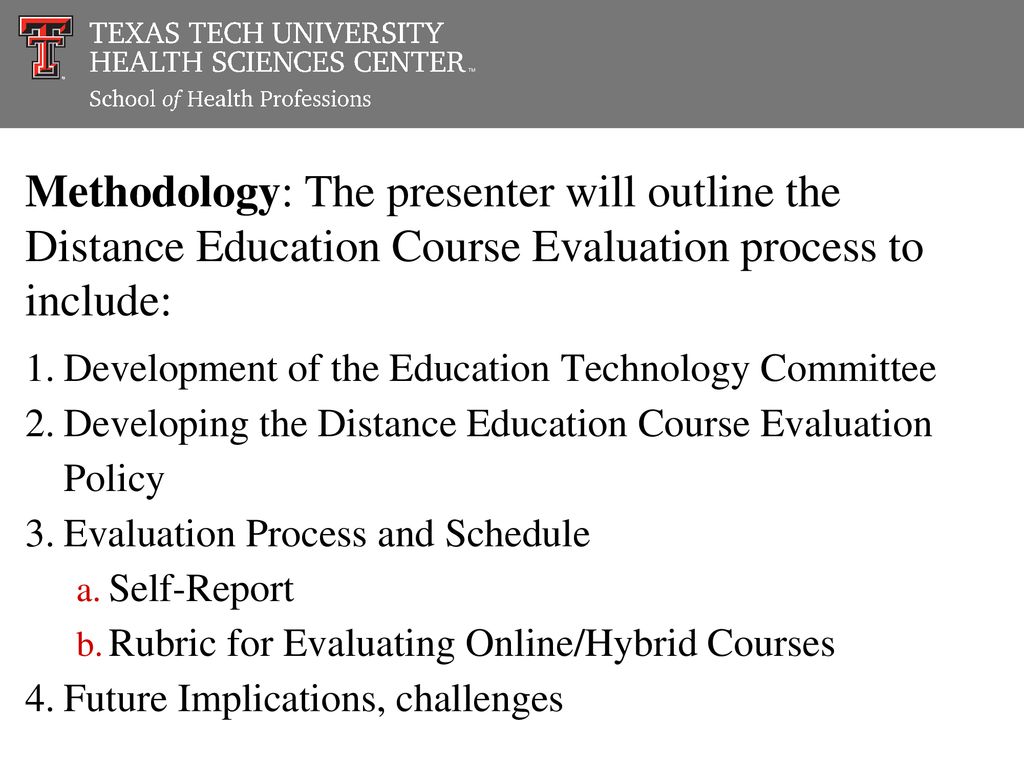 Evaluating Online Courses and the Challenges Associated - ppt download