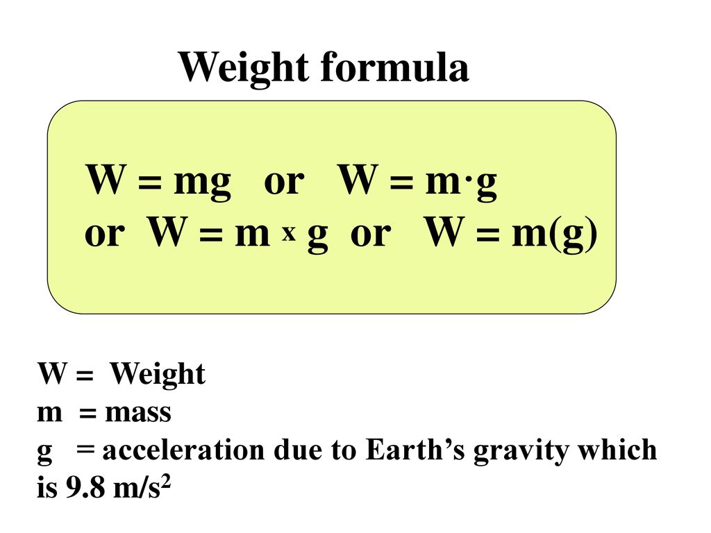 Gravity And Weight Ppt Download