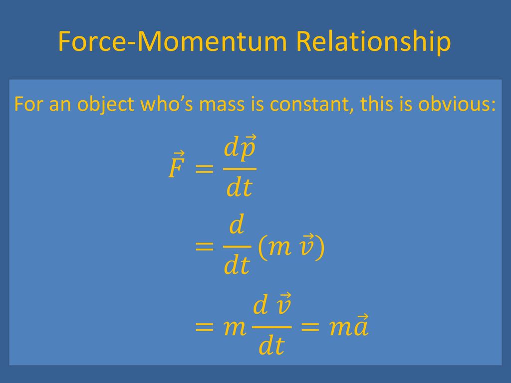 Impulse-Momentum. - ppt download