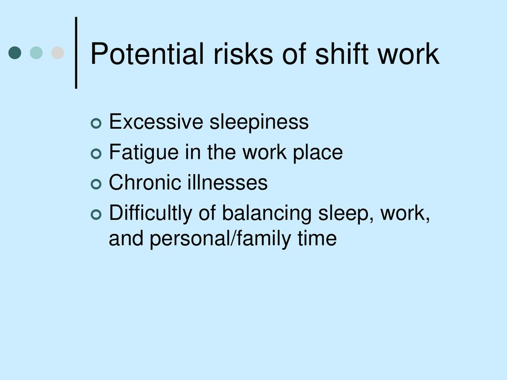 The Effects of Shift Work on Employees - ppt download