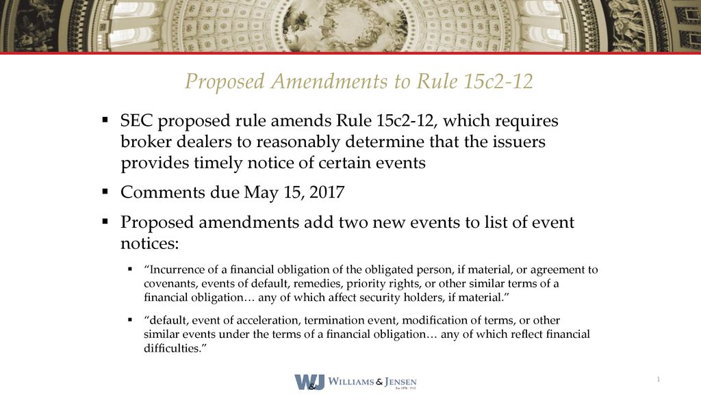NAST Webinar SEC Proposed Amendments to Rule 15c212 May 5, ppt download