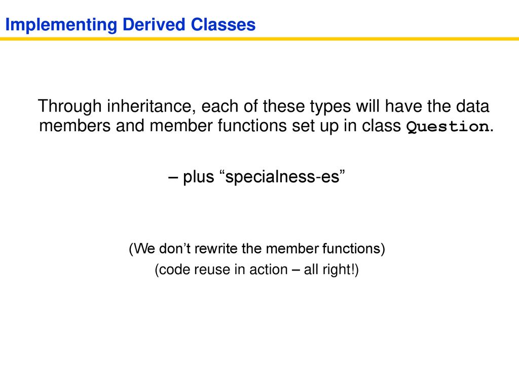 Inheritance. - ppt download