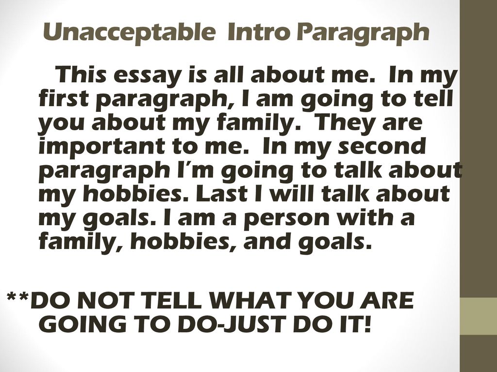 me and my family essay