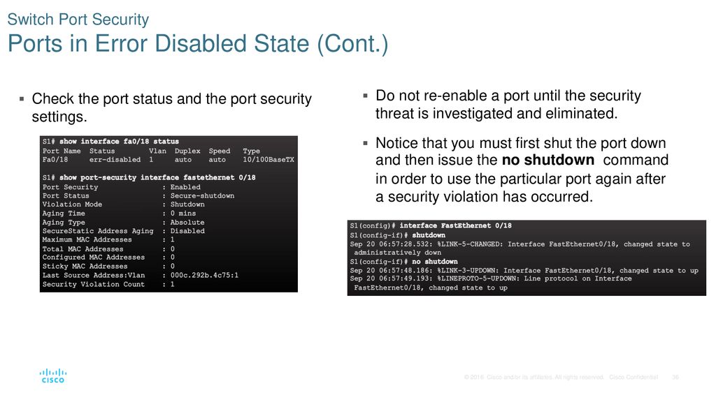 Chapter 5 switch configuration ppt download