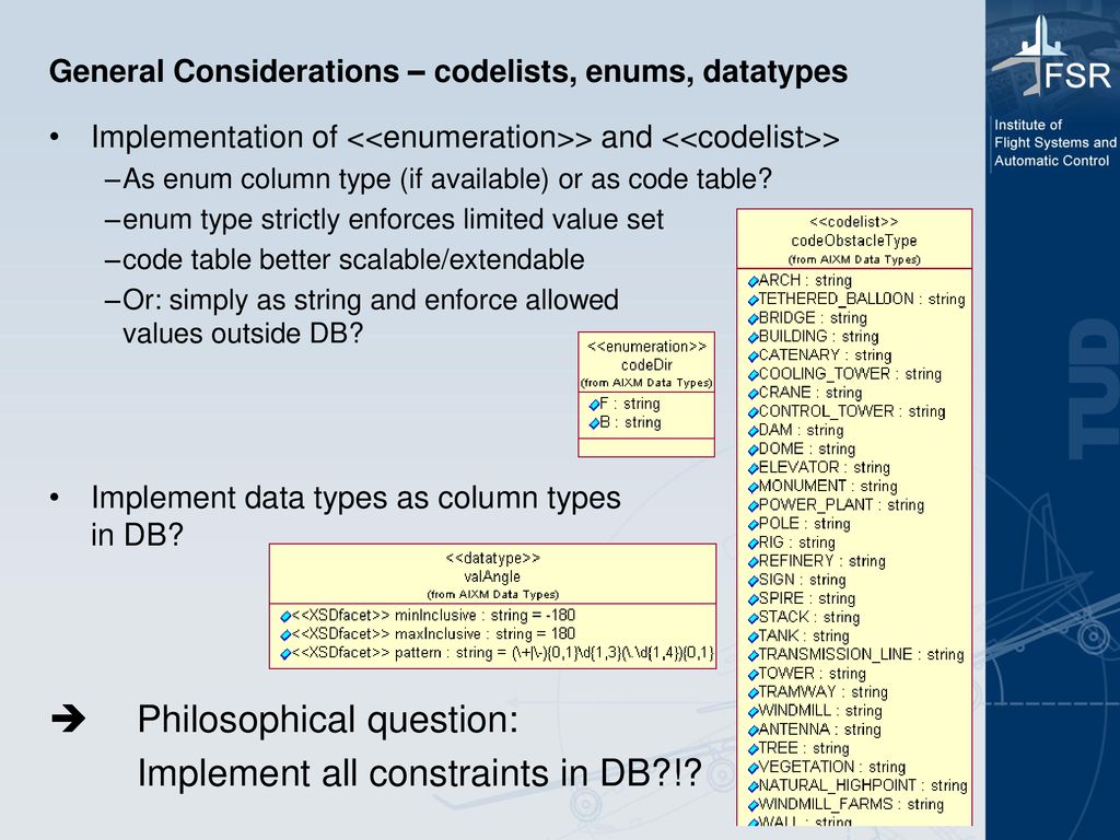 Deriving a relational db model from the aixm cm ppt download