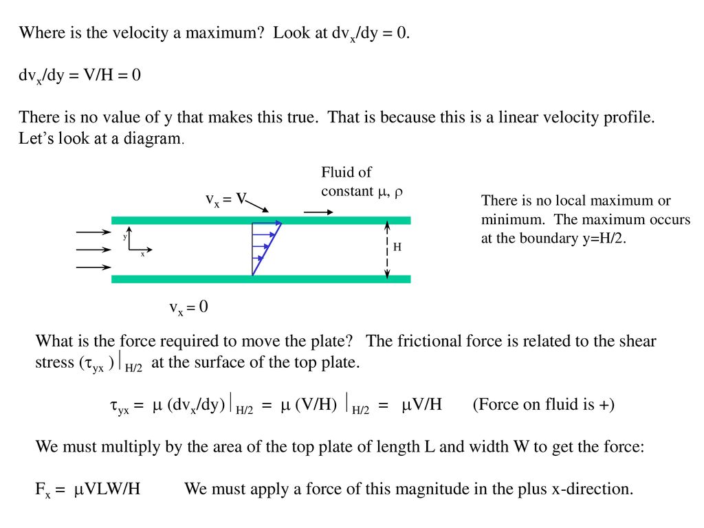 Fluid Is Contained Between Two Parallel Ppt Download