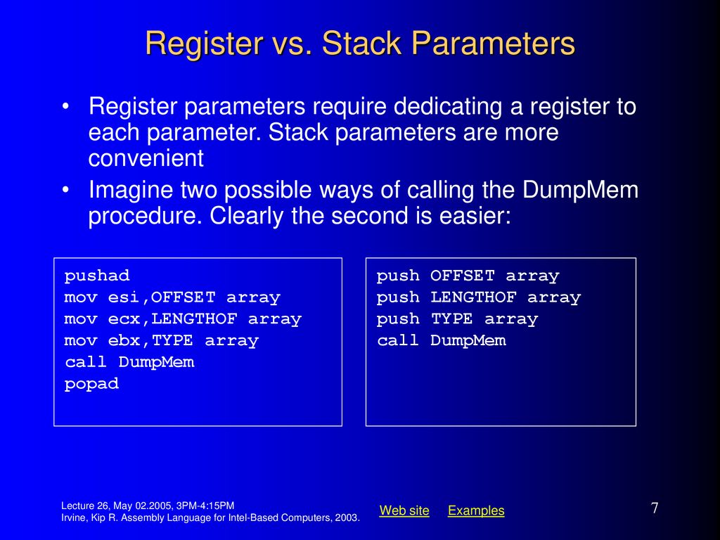 Assembly language for intel based computers 4th edition ppt download