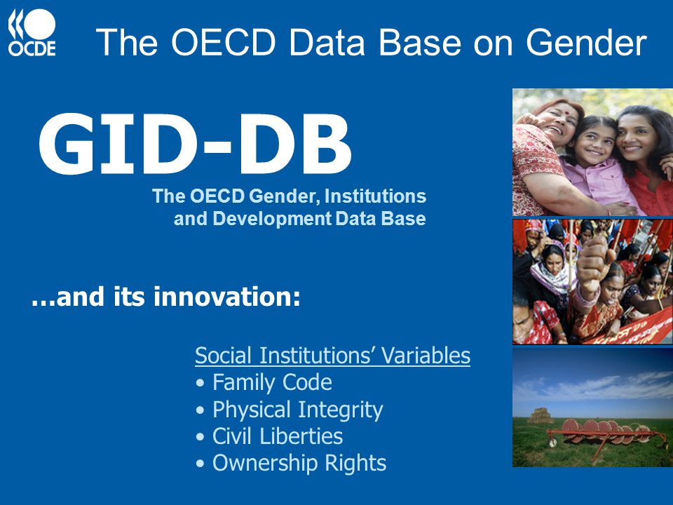 The OECD Data Base on Gender