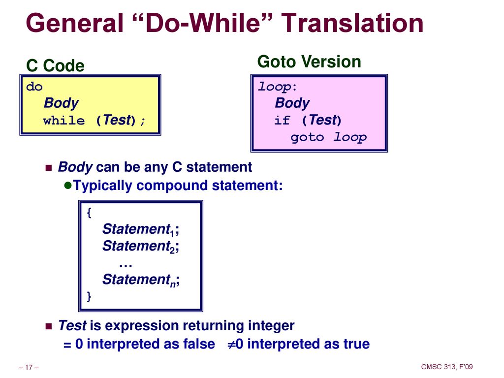Machine-Level Programming 2 Control Flow - ppt download