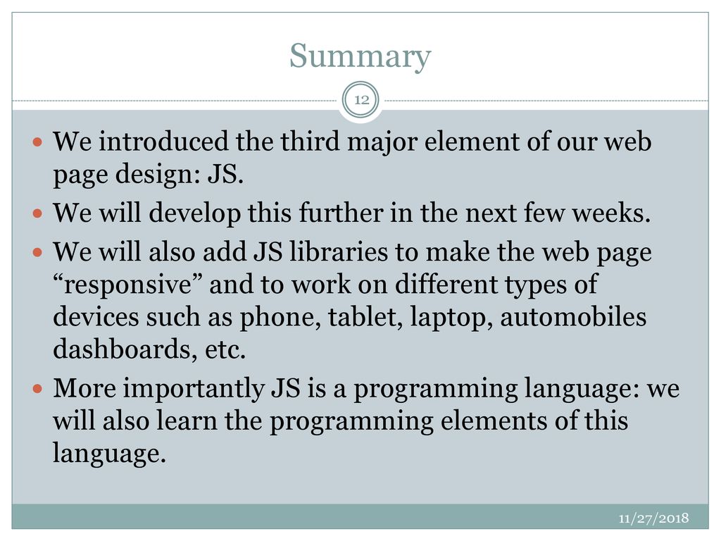 Introduction to JavaScript - ppt download