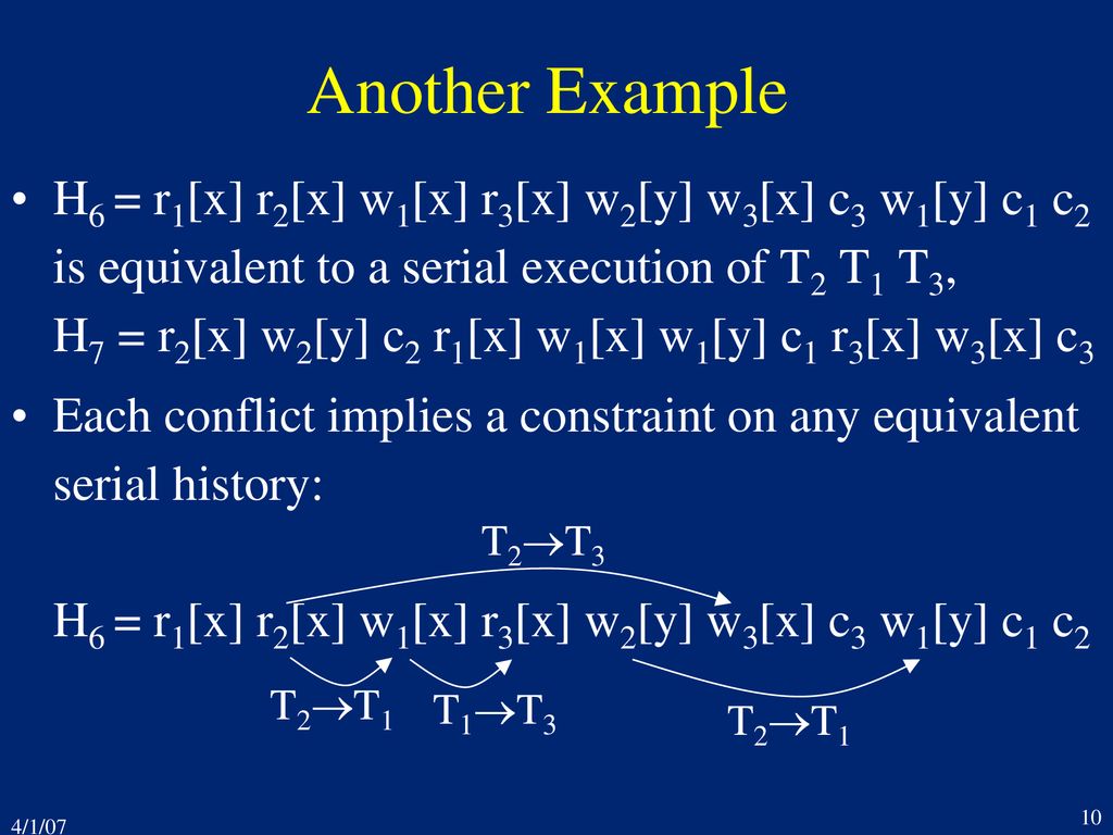 3. Concurrency Control for Transactions Part One - ppt download