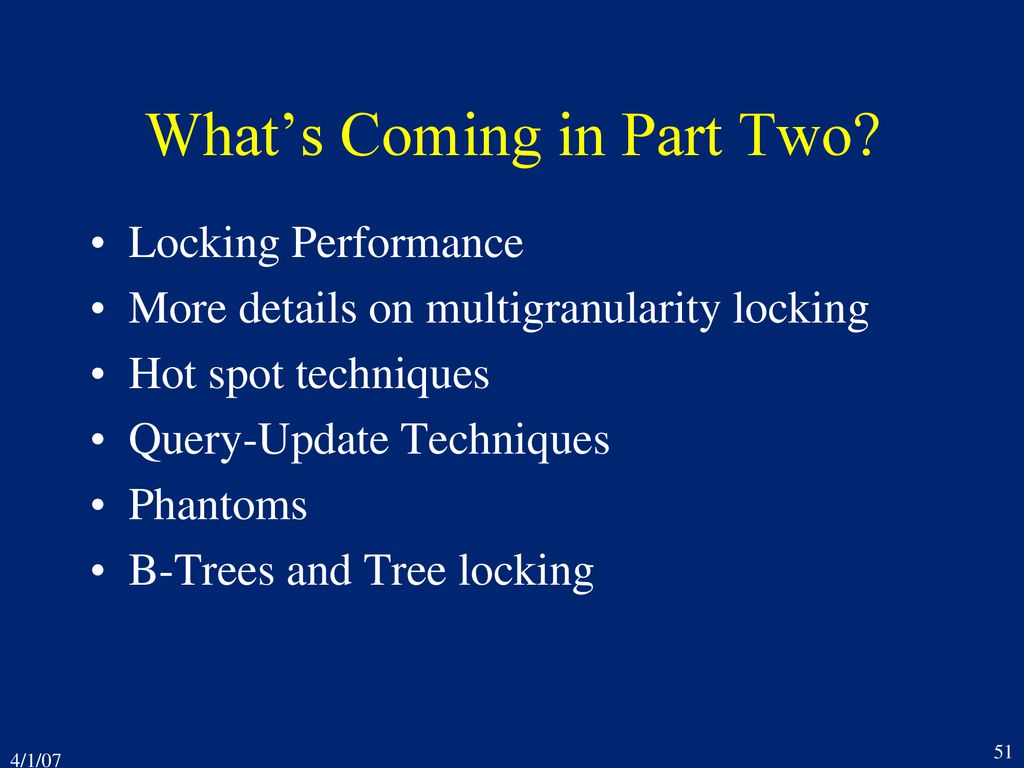 3. Concurrency Control for Transactions Part One - ppt download