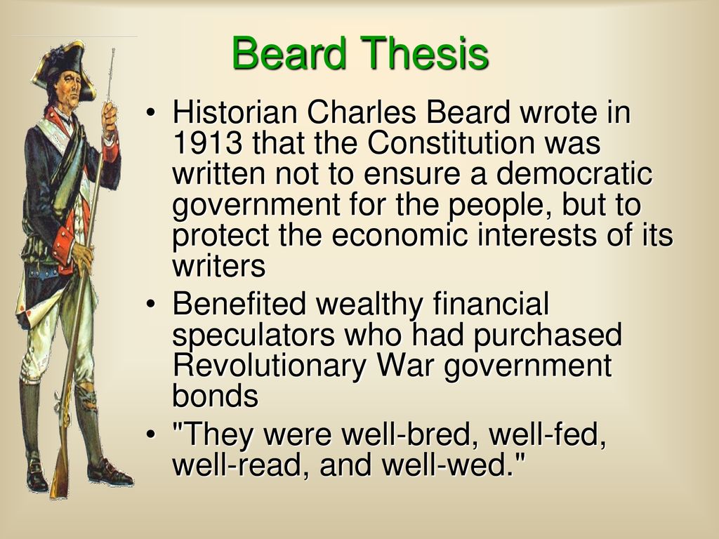 what is the beard thesis