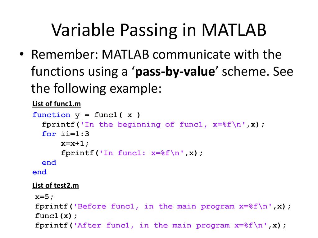 Lecture 5 matlab programming 3 ppt download