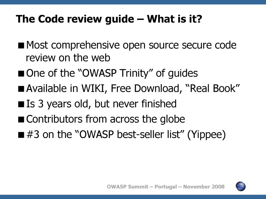 Eoin keary code review lead irish chapter lead ppt download