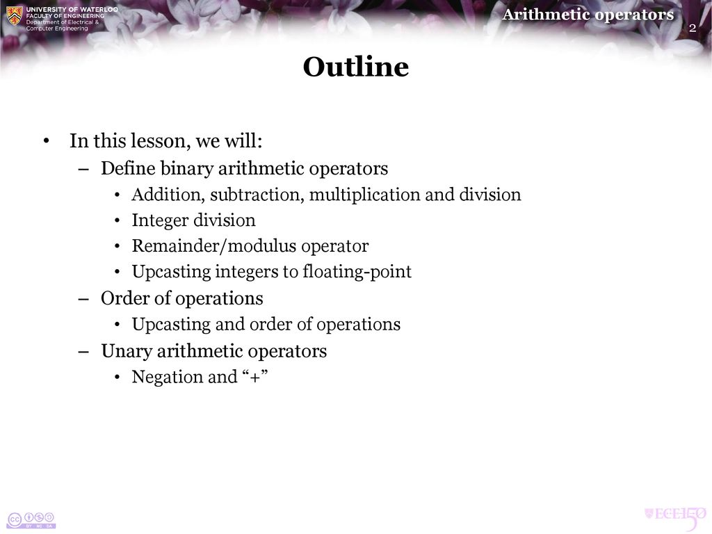 Arithmetic operators ppt download