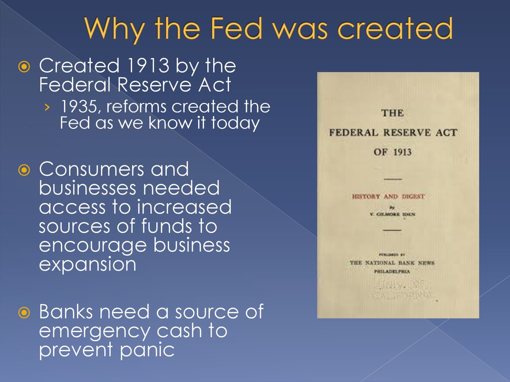 The Federal Reserve and Monetary Policy - ppt download
