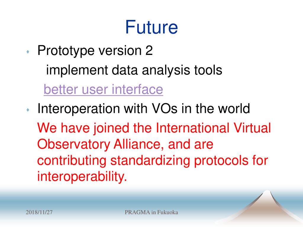 Future Prototype version 2 implement data analysis tools