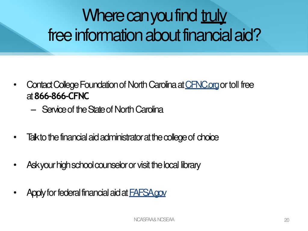 Financial Aid for College - ppt download