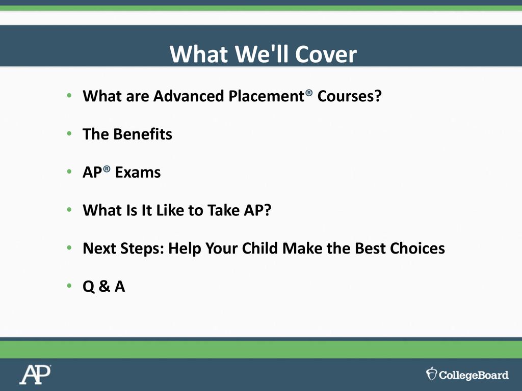 An Introduction to the Advanced Placement Program® - ppt download