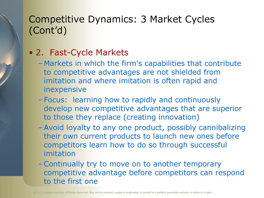Competitive Dynamics: 3 Market Cycles (Cont’d)