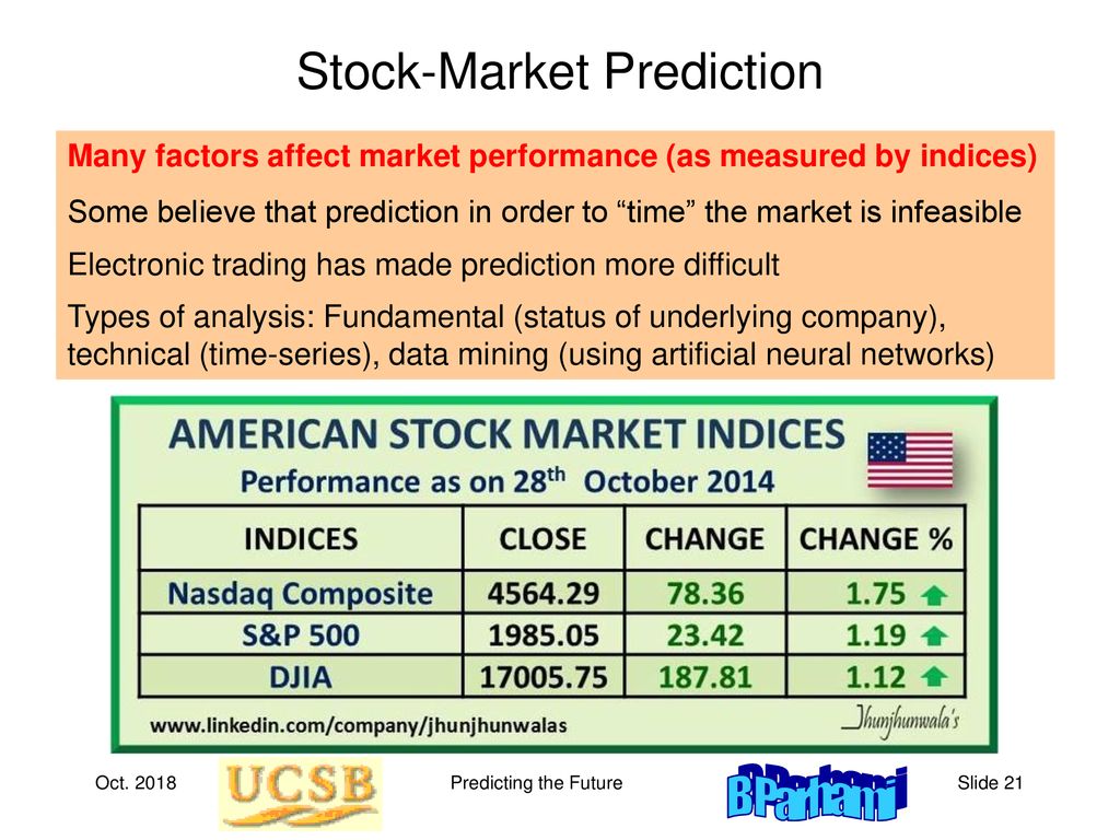 Predicting the Future A Lecture in the Freshman Seminar Series: - ppt ...