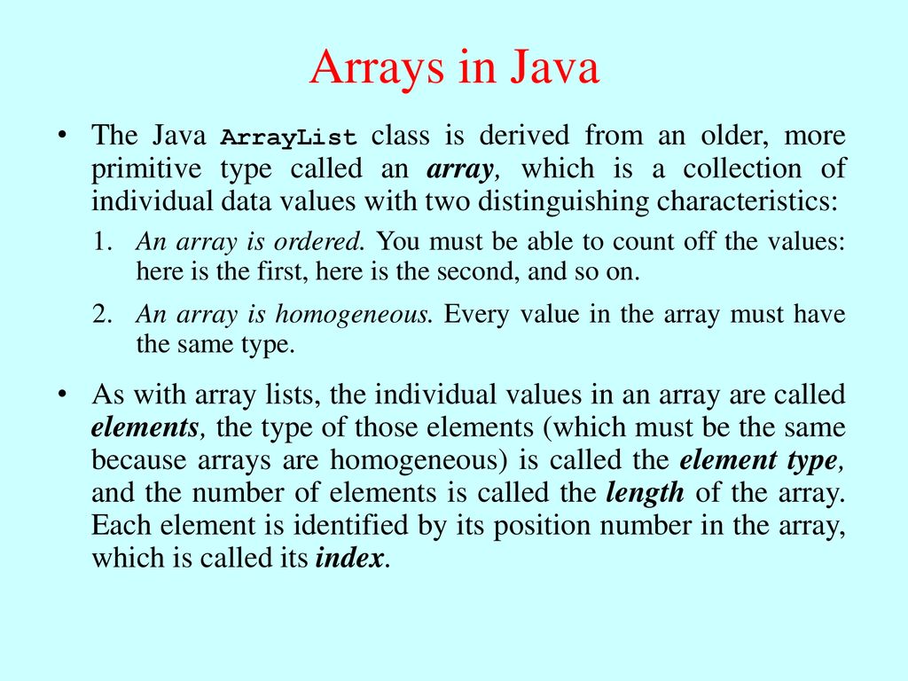 Simple Arrays Eric Roberts CS 106A February 15, ppt download