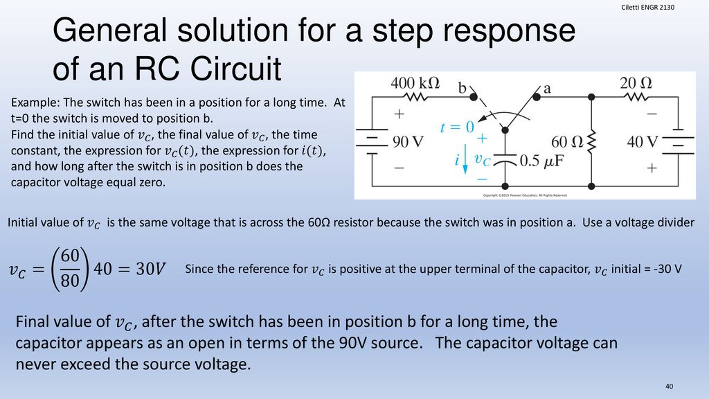 Chapter 7 Response Of First Order Rl And Rc Circuits Ppt Download