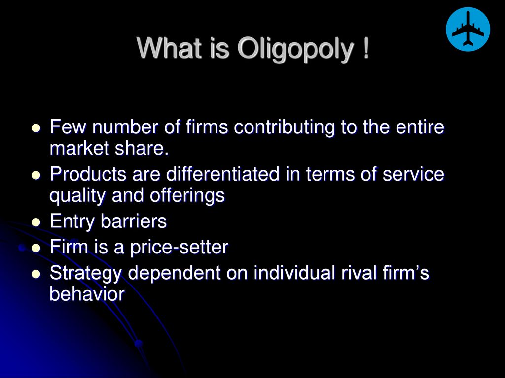 airline oligopoly market structure