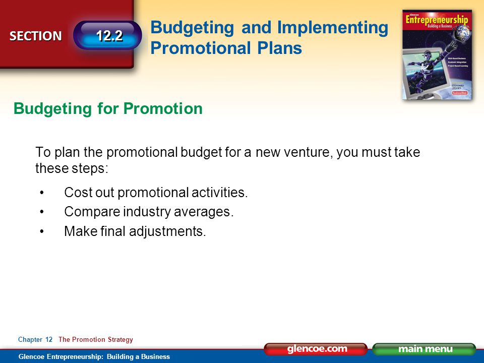 Budgeting for Promotion
