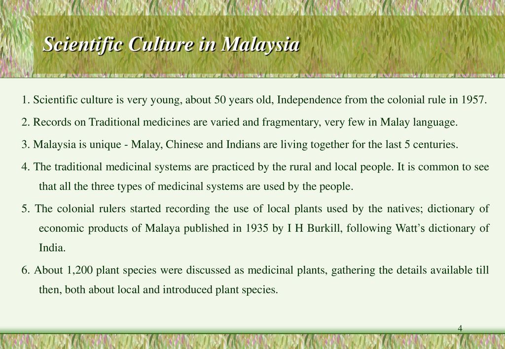 Prospects Realities Of Plant Drug Development In Malaysia Ppt Download
