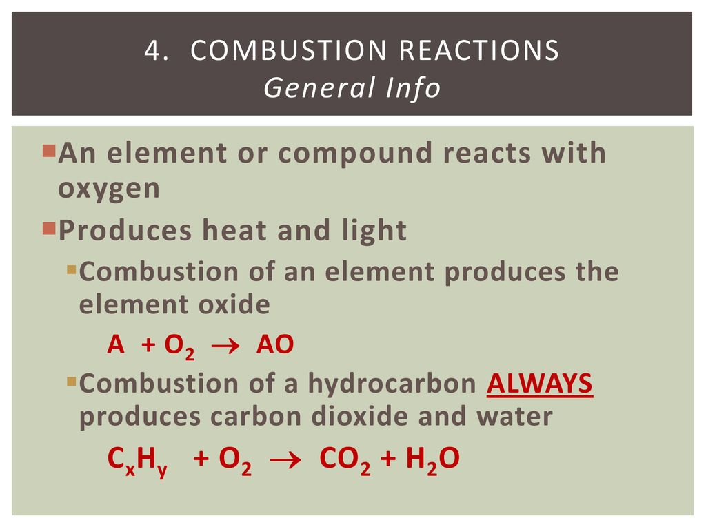 CHEMICAL REACTIONS CHAPTER ppt download