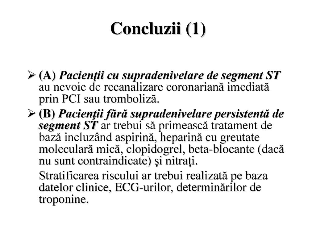 Sindroamele Coronariene Acute Sca Fara Supradenivelare Persistenta De Segment St Nstemi Si Angina Pectorala Instabila Ppt Download