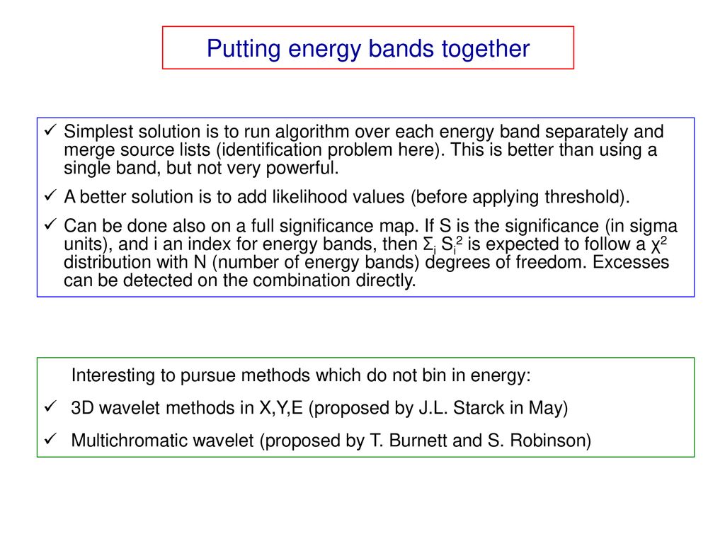 Putting energy bands together