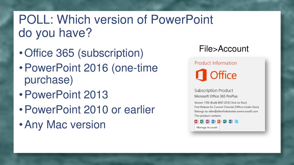 What Version Of Powerpoint Do I Have