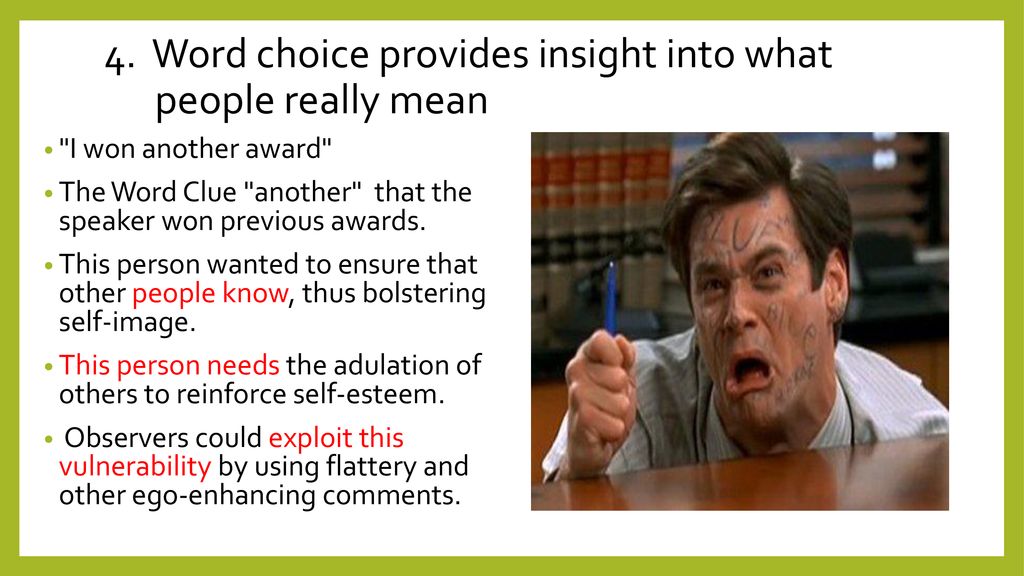 Clues to reading people ppt download