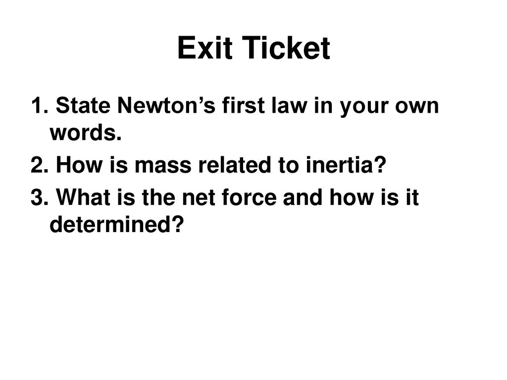 Day Topic Net Force Intertia Ppt Download day-topic-net-force-intertia-ppt-download