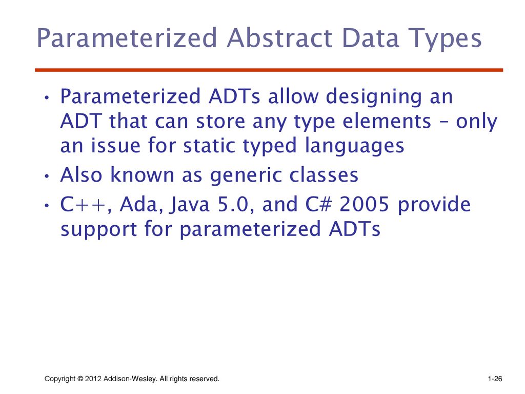 Abstract Data Types And Encapsulation Concepts Ppt Download