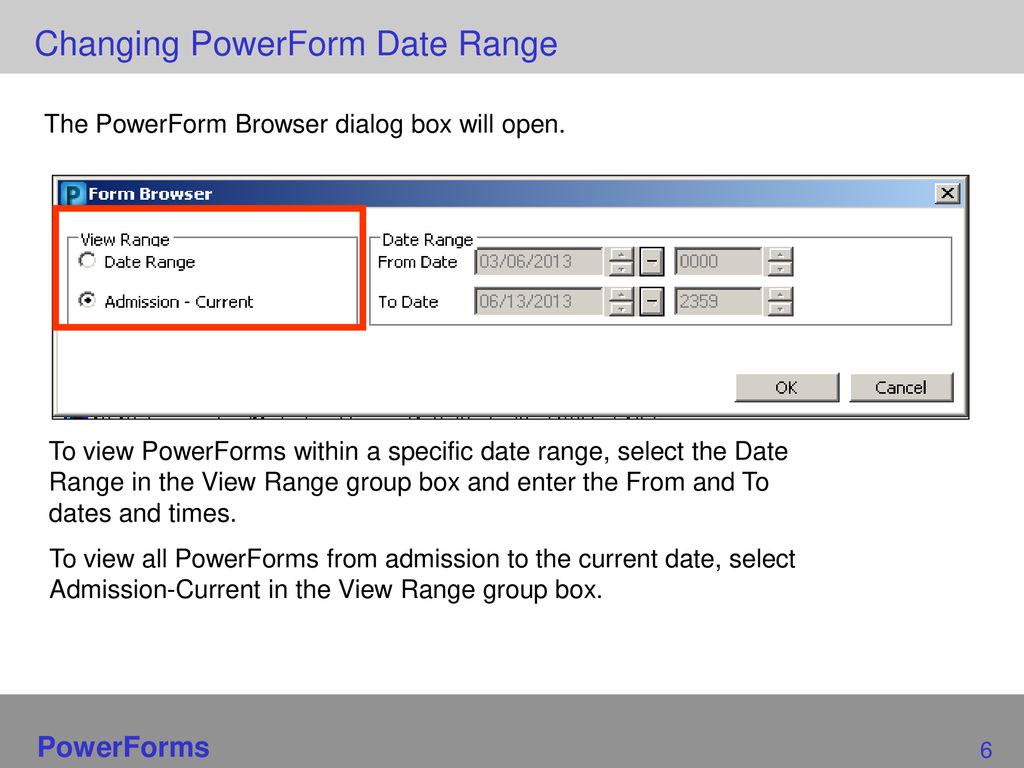 Lesson 5 powerform browser ppt download