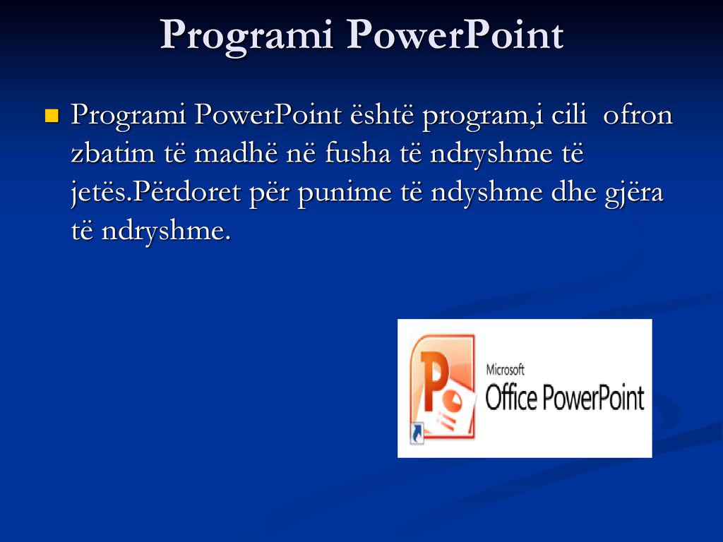 Programi PowerPoint