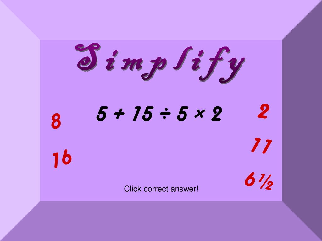 Simplify 5 Ppt Download simplify-5-ppt-download