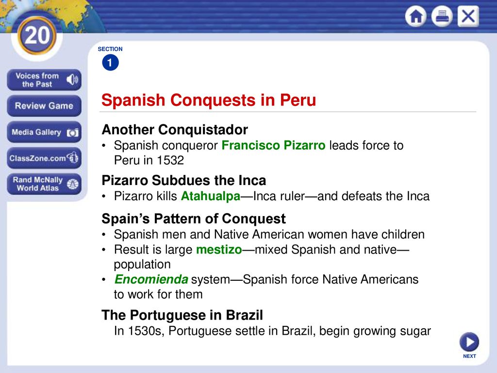 Spanish Conquests in Peru